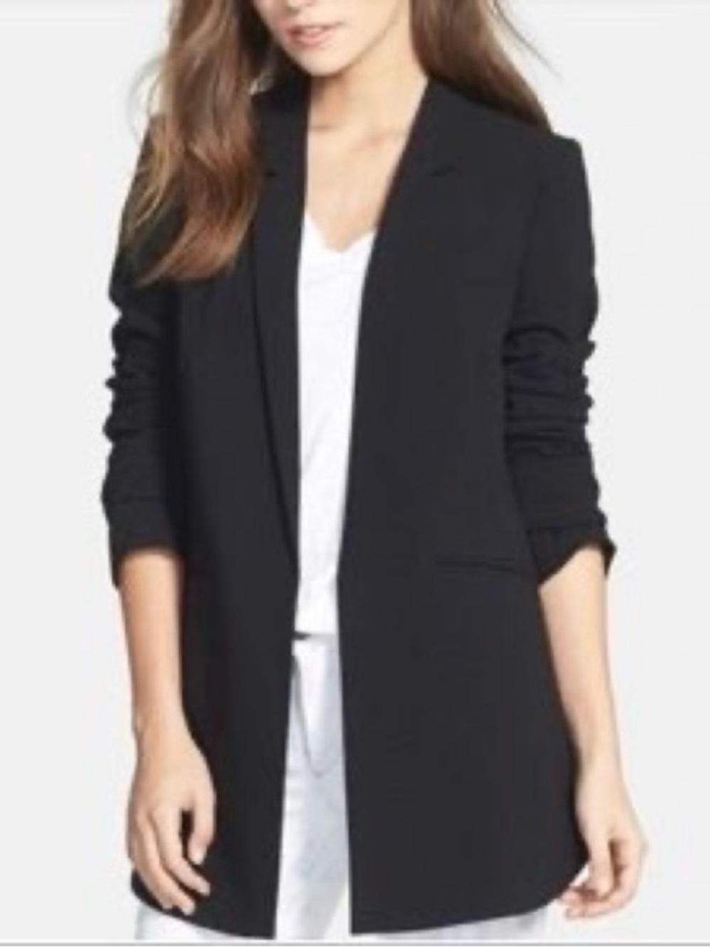 SAM EDELMAN NWT Black Cross Back Blazer Size S